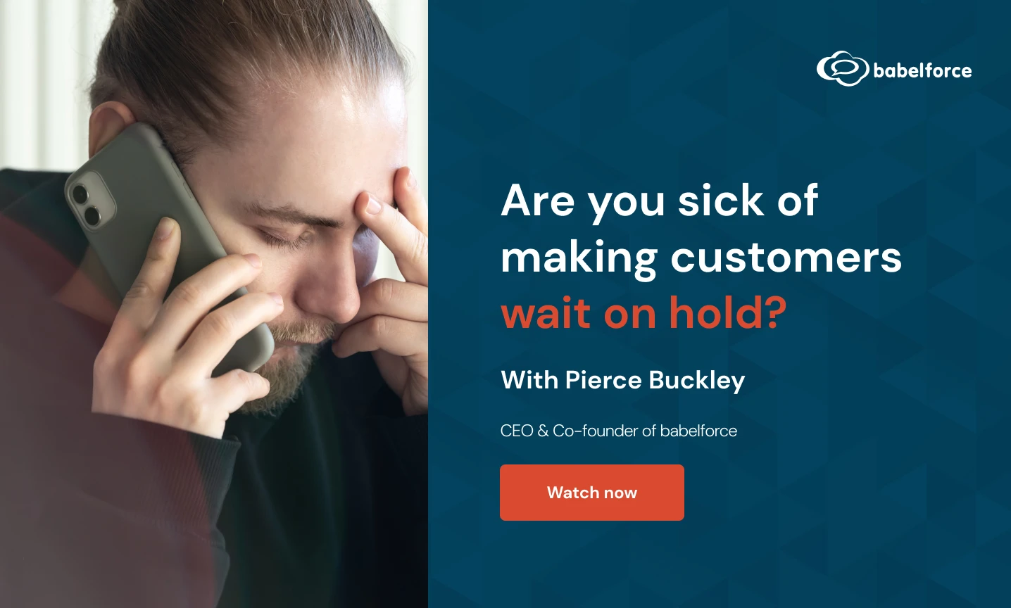Are you sick of making customers wait on hold?